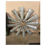 Decorative metal windmill decor 40"