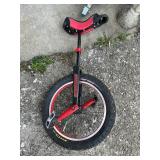 Unicycle adjustable seat