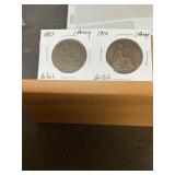 1885 and 1910 British penny