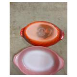 Fire king side bowls. 2