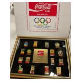 Coke 16th Olympic pins new in box