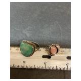 Two sterling rings
