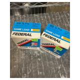 Two boxes 20 ga. mixed shells possible reloads