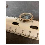 Sterling love, faith, and Hope ring