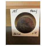 1915 British penny