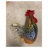 Glass rooster