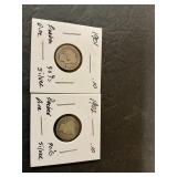 Barber dimes 1901/1902