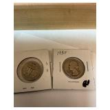 1936D and 1937quarters