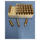 38 Spl Ammo 37rds &5 brass cartridges