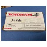 Winchester 40S&W 180gr  26 rds