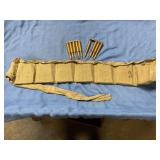 Mauser 8mm 5rd clip 69 rds in belt