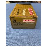 Federal 38Spl +p 147gr 50 rds
