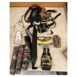 Hunting call,sun glasses, ear protection & misc.