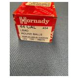 Hornady 44cal lead round balls 100 count