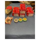 Muzzleloading, lead balls & supplies partial boxes