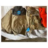 Columbia Jacket size med/ camo shirts &vest