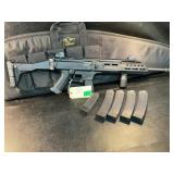 CZ Scorpion Rif 9mm 6magazines & Case