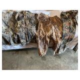 2 camo shirts / 2 camo pants med/sm