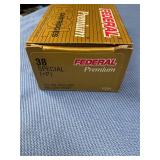 Federal 38 special +p 50 RDS