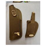 2 handgun holsters