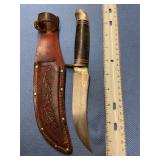 Western Knike w/ leather sheath