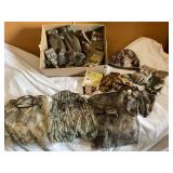 Camo gloves/face mask/headgear