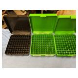 Ammunition boxes hold 100 rounds each