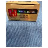 Hornady 40 S&W 165gr 20 rds