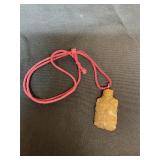 Arrowhead made into a necklace