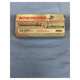 Winchester 22-250rem 55gr 19rds