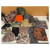 Caps,neck gators, fanny pack