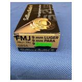 FMJ 9mm Luger 59 rds
