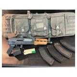 Zastava AK Pistol 7.62x39 4mags & Case