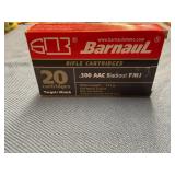Barnaul 300AAC Blackout FMJ 145gr 20 rds