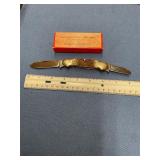 Oldam Co.Day 1981 pocket knife inbox.