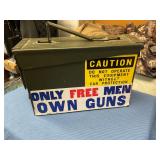 Metal ammo box