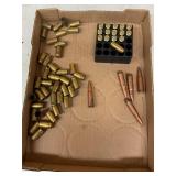 Assorted ammunition & brass cartridges