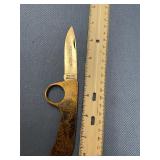 Foldup Finger hole knife