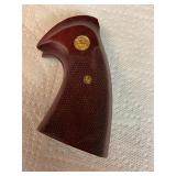 Colt revolver wooden grip