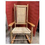 Wicker rocking chair