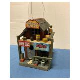 Wooden General store birdhouse