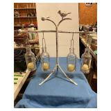Decorative bottle candle holder