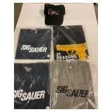 Sig Sauer Tshirts 2sm 2med 1 cap