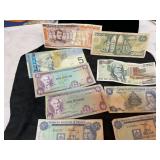 Lot of money from various countries