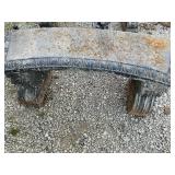 Concrete outdoor bench 42ï¿½x15ï¿½