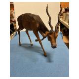 Antelope figure fur covered 8ï¿½tall