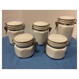 Ceramic kitchen canisters