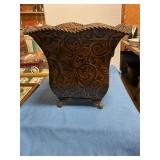 Decorative waste basket 11ï¿½ tall
