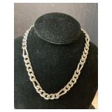 Menï¿½s 18 inch silver necklace .925
