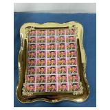 Framed Elvis Presley Stamps 40 stamps